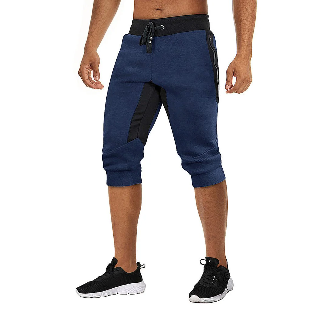 Men's 3/4 Joggers Slim Fit Capri Pants