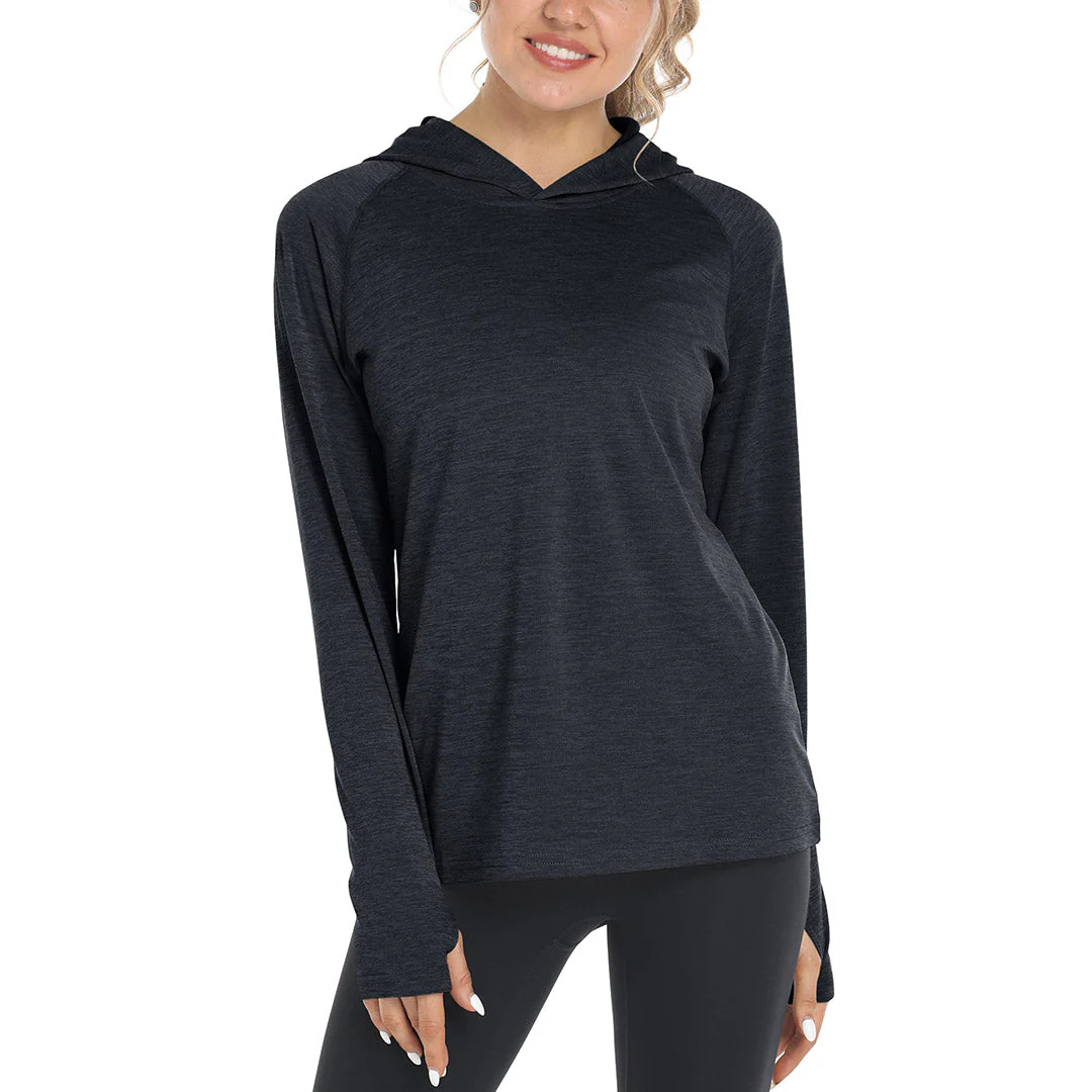 Women's Quick Dry UPF 50+ Hoodie Long Sleeve Shirts