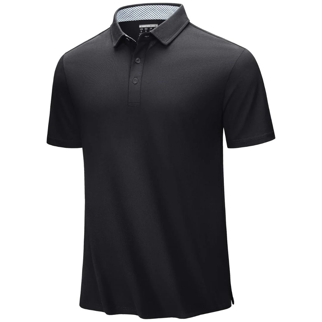 Men's Cotton Pique Short Sleeve Classic Fit Polo Shirt