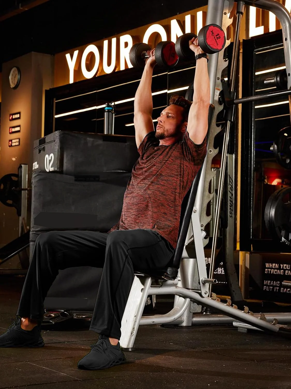 Men's Quick-Dry Workout Crew Neck T-Shirt