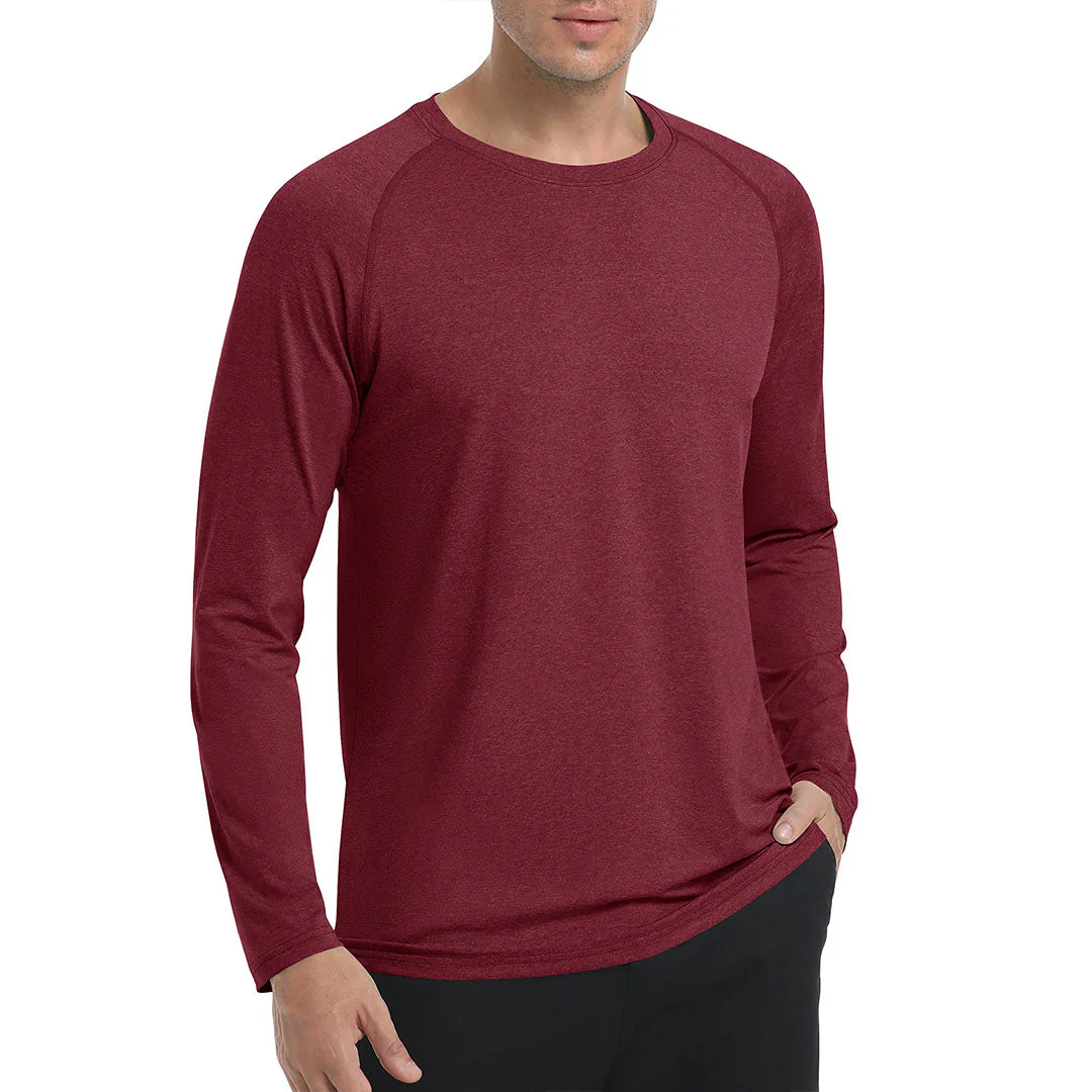 Men's UPF 50+ Fishing Swim Long Sleeve Shirts