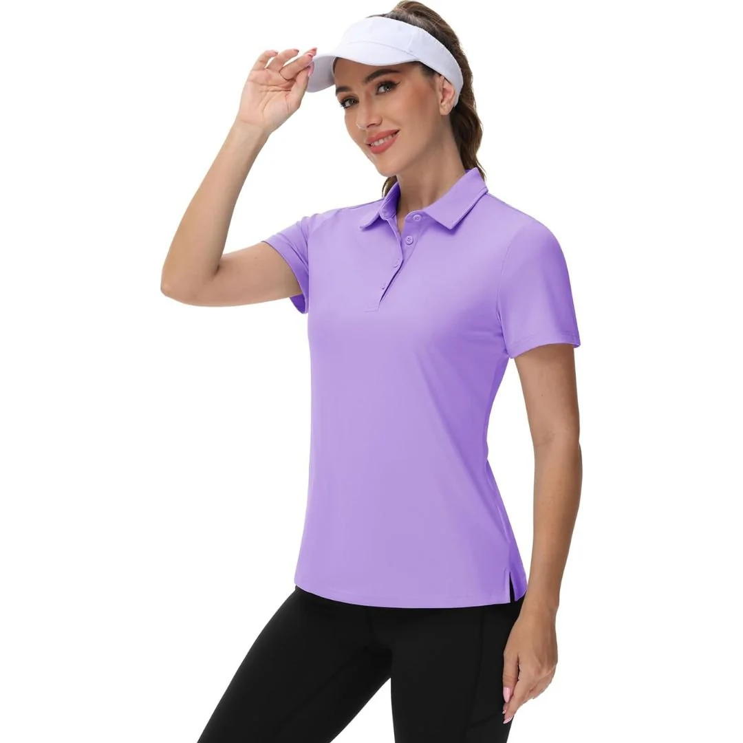 Women's UPF 50+ Sun Protection Golf Quick-Dry Polo Shirts