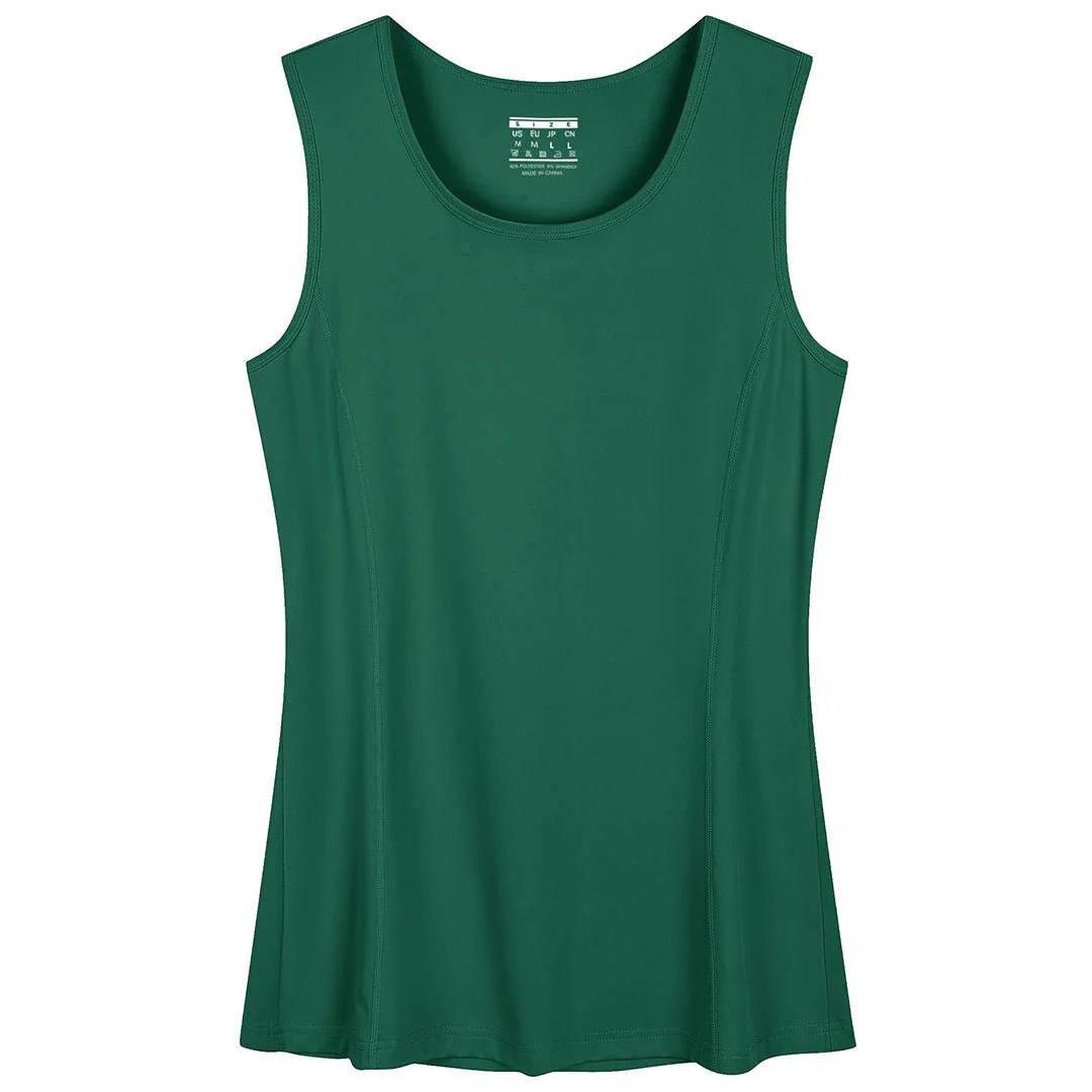 Women's Quick Dry Sun Protection UPF 80+ Running Yoga Tank Tops
