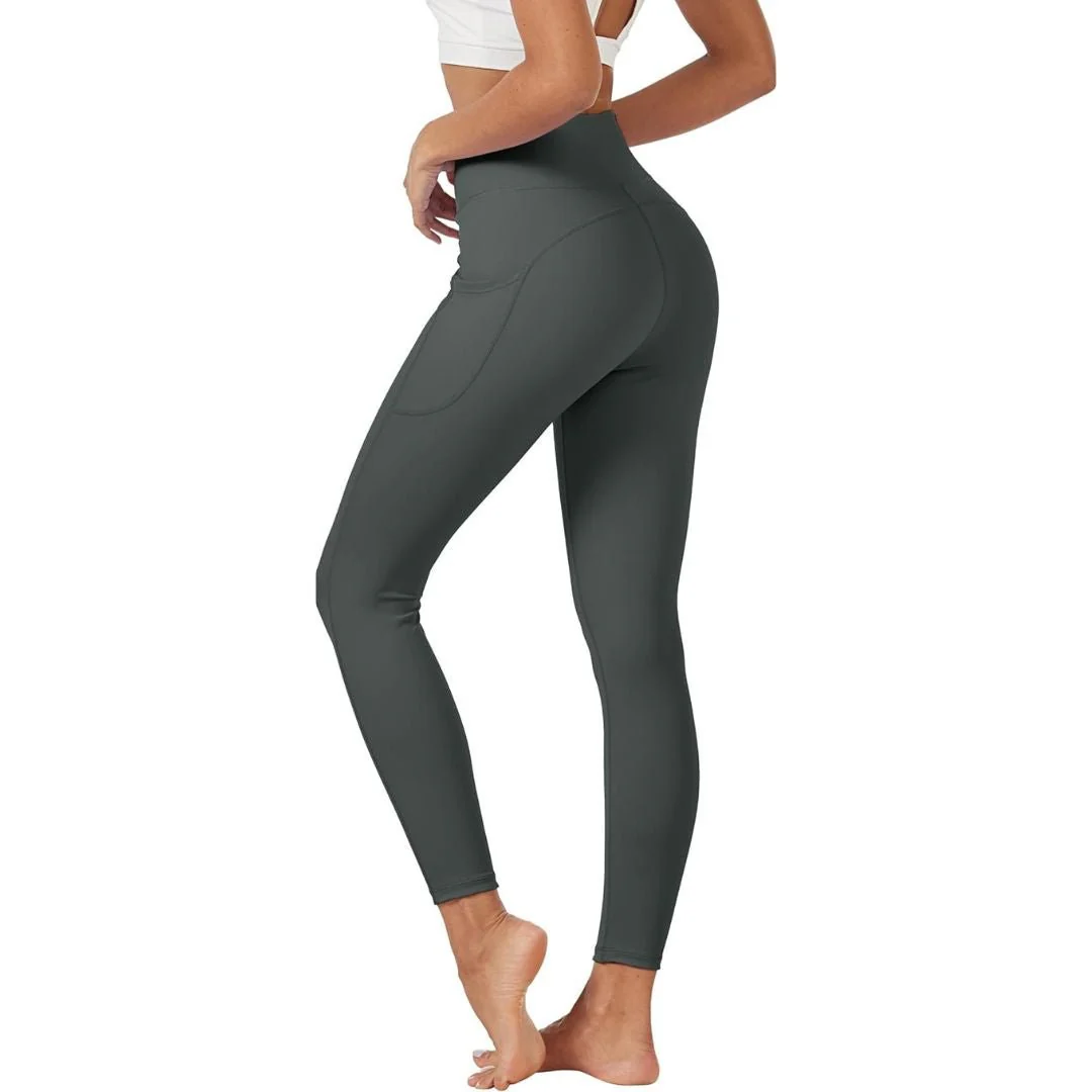 Women's High Waisted Leggings with Pockets Tummy Control Yoga Pants