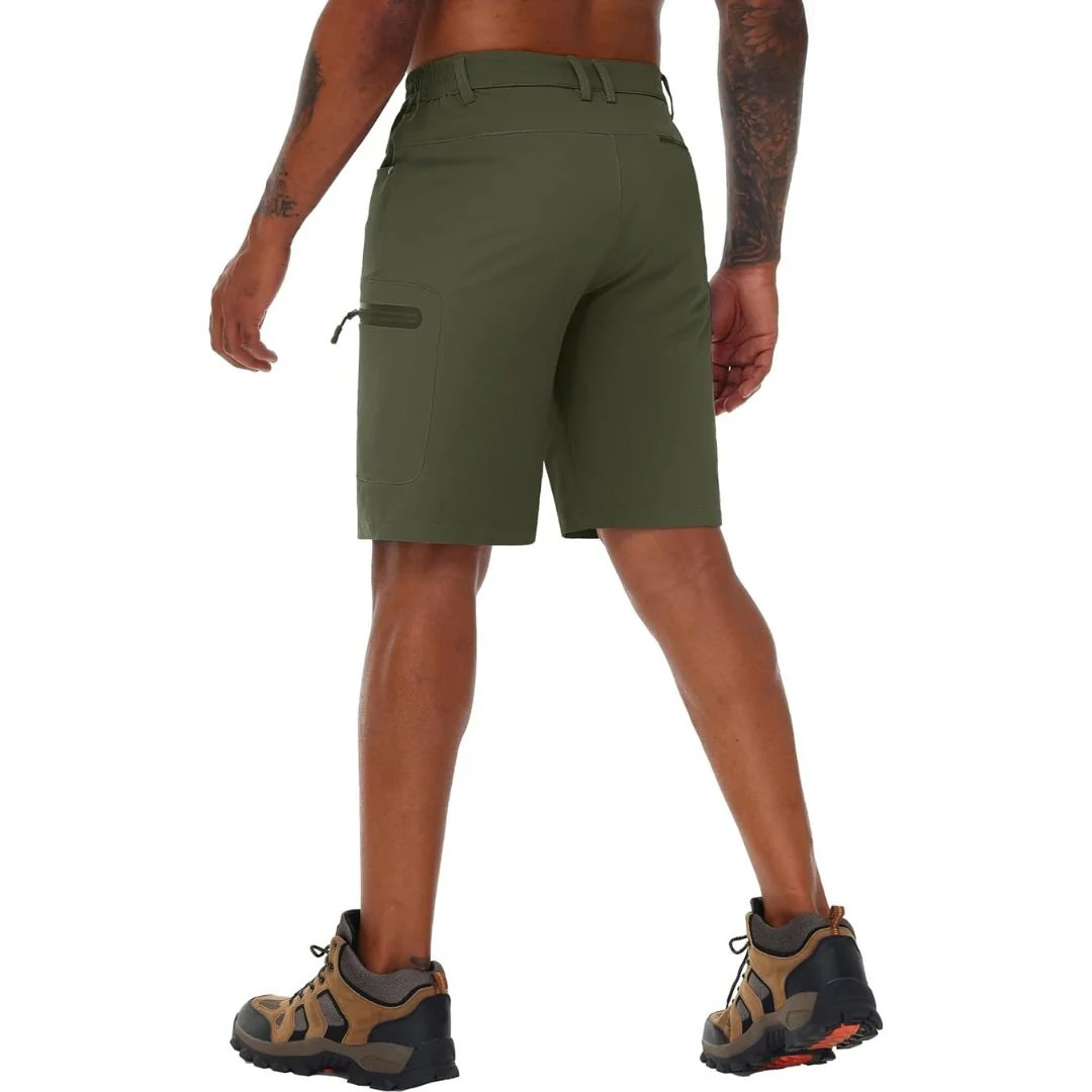 Men's Hiking Cargo Shorts with Zipper Pockets