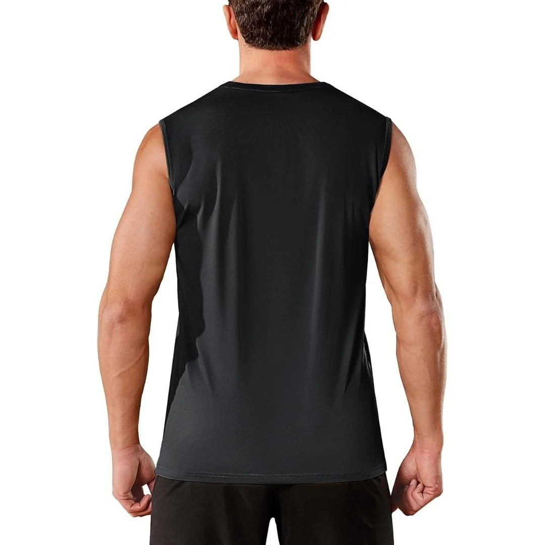 Men's UPF 50+ Sleeveless Quick Dry Gym Tank Tops