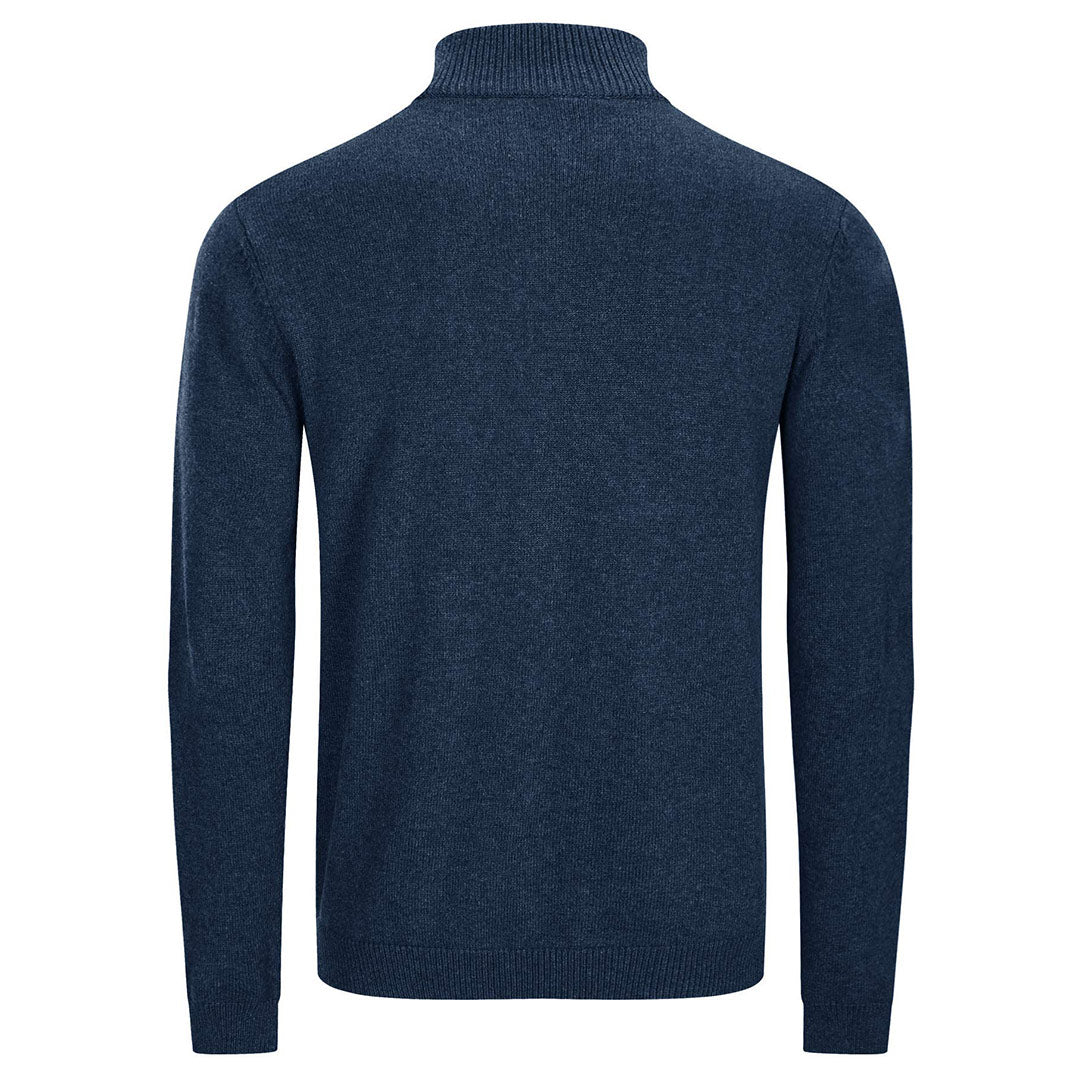 Men's Quarter-Zip Sweater Casual Pullover Knitted Jumper