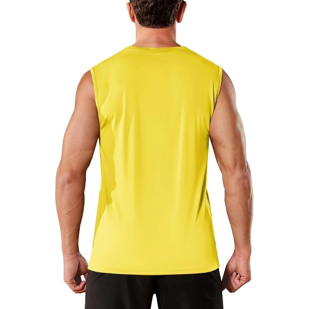 Men's UPF 50+ Sleeveless Quick Dry Gym Tank Tops