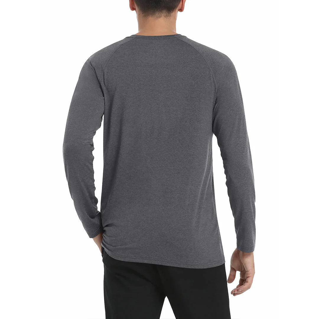 Men's UPF 50+ Fishing Swim Long Sleeve Shirts