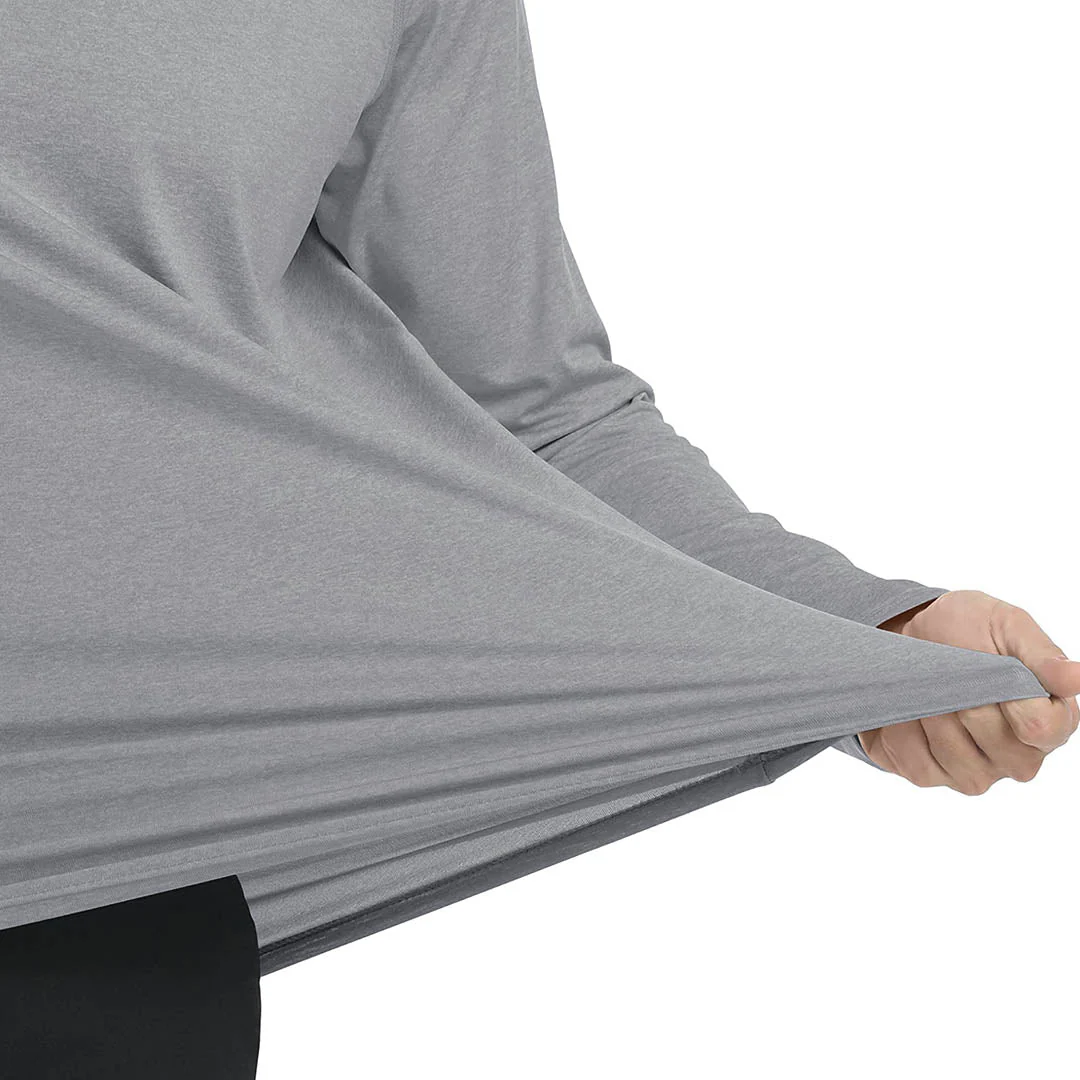 Men's UPF 50+ Fishing Swim Long Sleeve Shirts