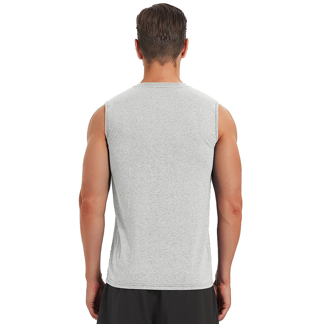 Men's Bodybuilding Tank Tops Cotton Workout T-Shirts