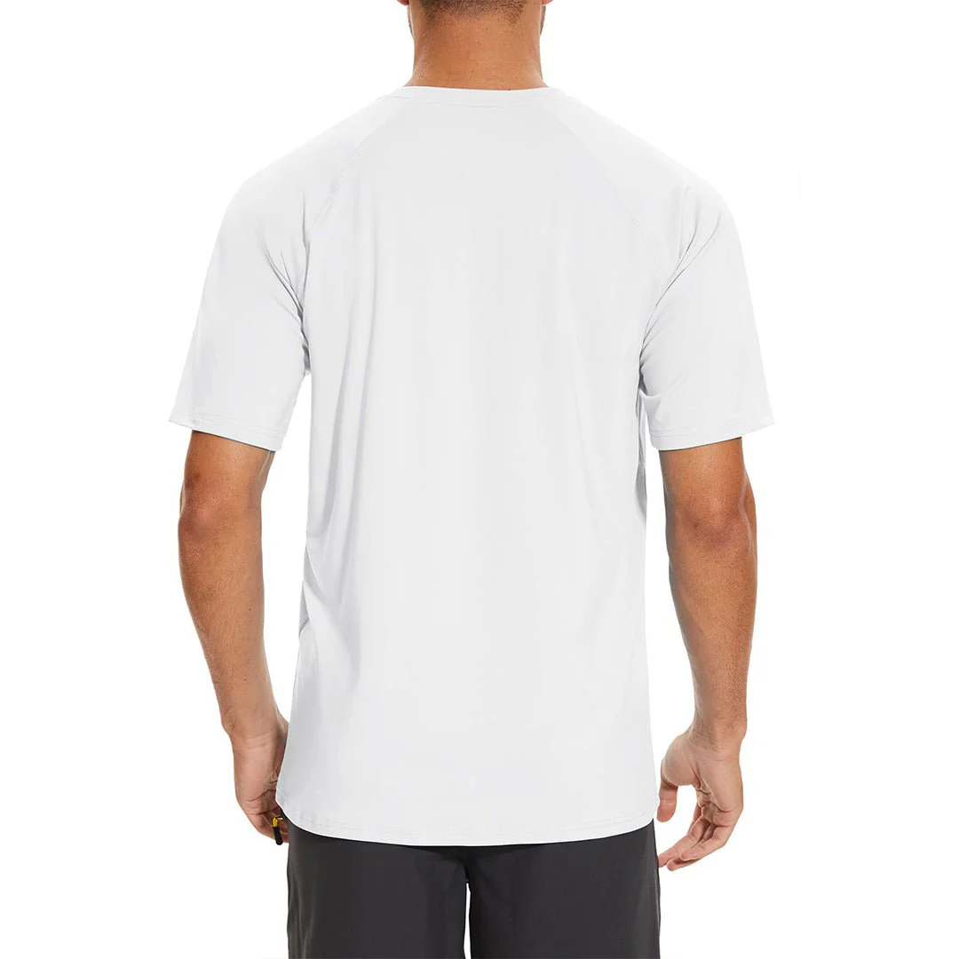 Men's UPF 80+ Breathable Quick-Dry Outdoor Swim T-Shirt