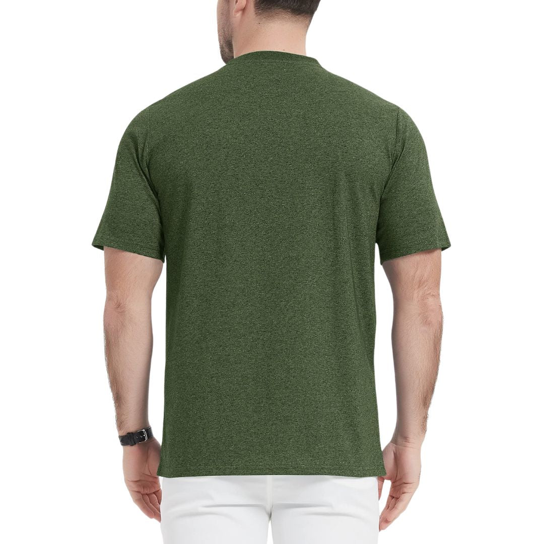 Men's Casual Cotton Henley Shirts