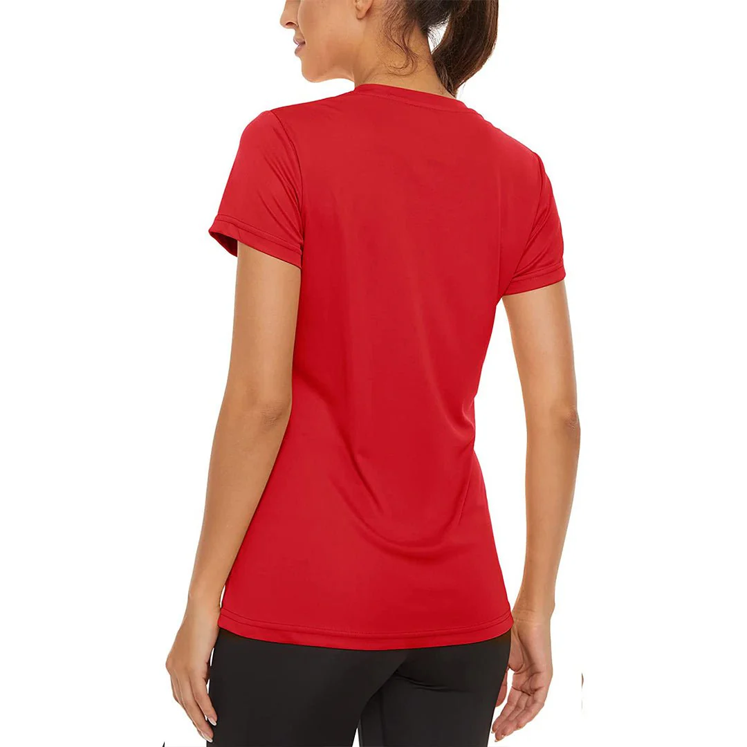 Women's Sun Protection Quick Dry Outdoor Yoga Running T-shirts