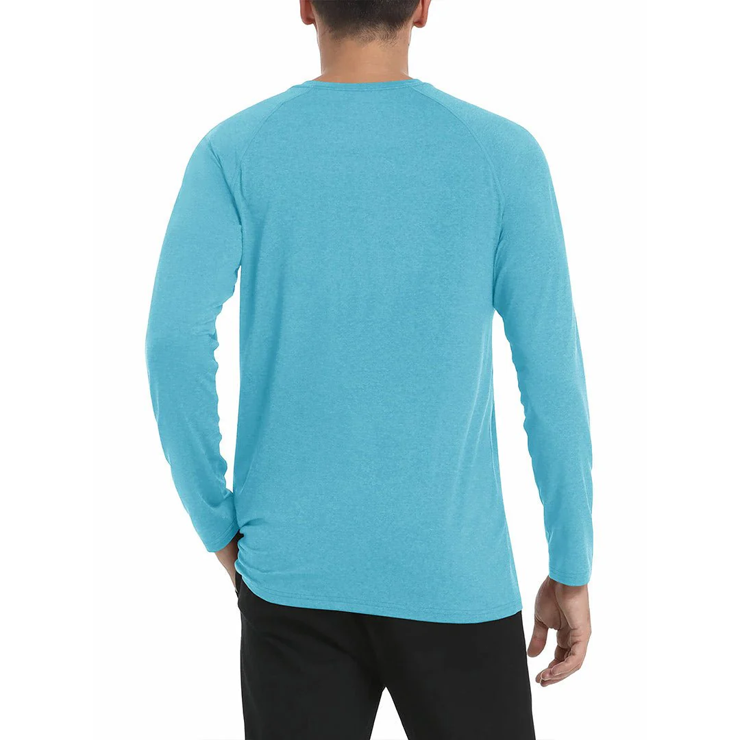 Men's UPF 50+ Fishing Swim Long Sleeve Shirts