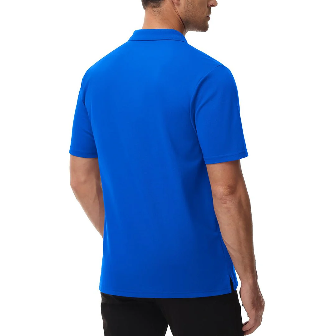 Men's Moisture Wicking Golf Polo Shirts with Pocket