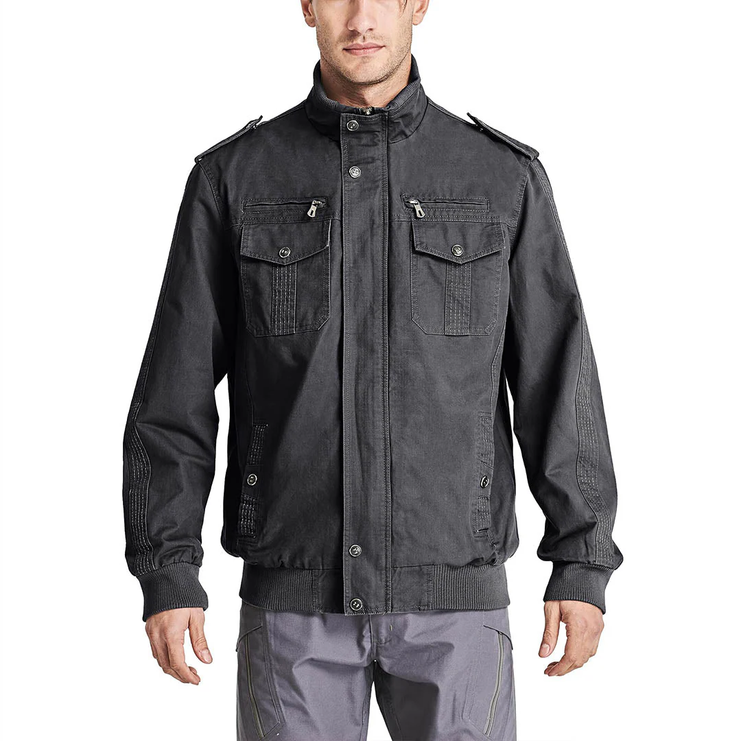 Men's Military Lightweight Cargo Army Fall Tactical Jacket Windbreaker