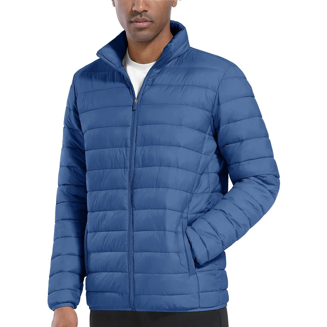 Men's Winter Puffer Jacket Warm Lightweight Water Repellent Windproof