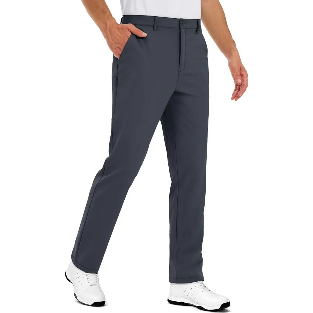 Men's Stretch Golf Pants Lightweight Classic Fit