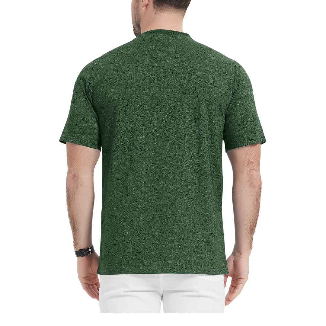 Men's Casual Cotton Henley Shirts