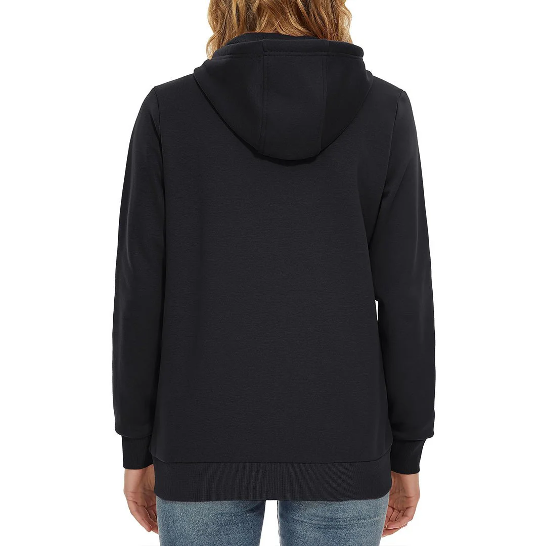Women's Casual Lightweight  Fleece Hoodies Sportswear Jacket