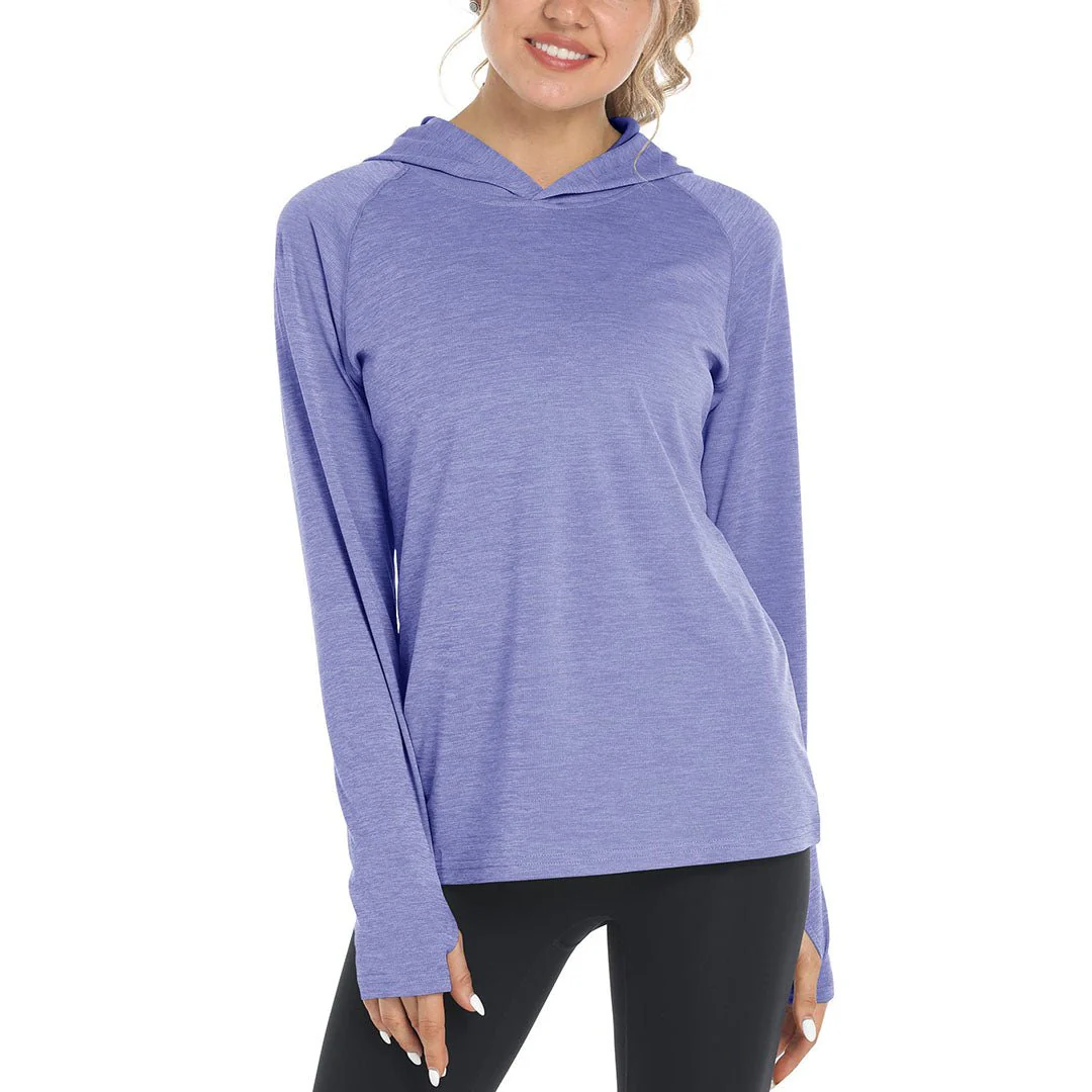 Women's Quick Dry UPF 50+ Hoodie Long Sleeve Shirts
