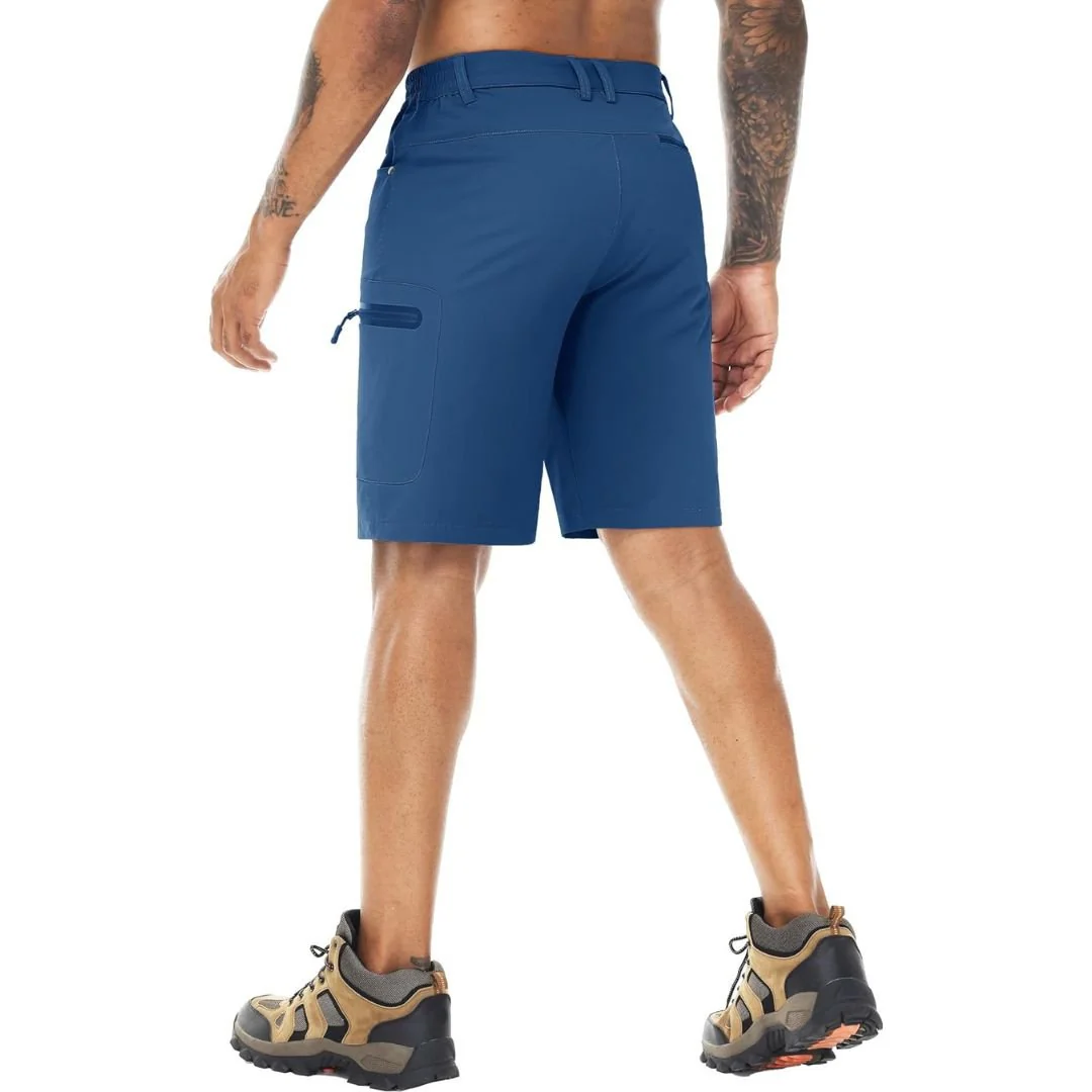 Men's Hiking Cargo Shorts with Zipper Pockets