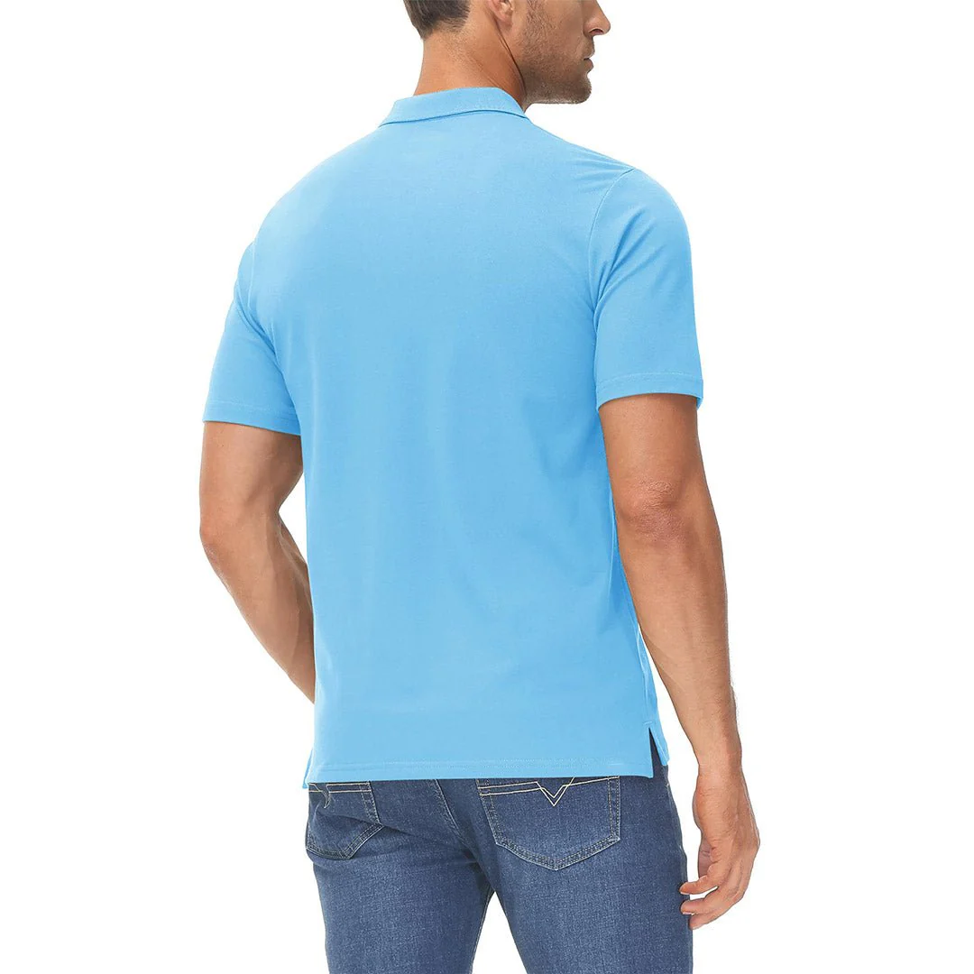 Men's Cooling Summer Casual Pique Polo T-shirts