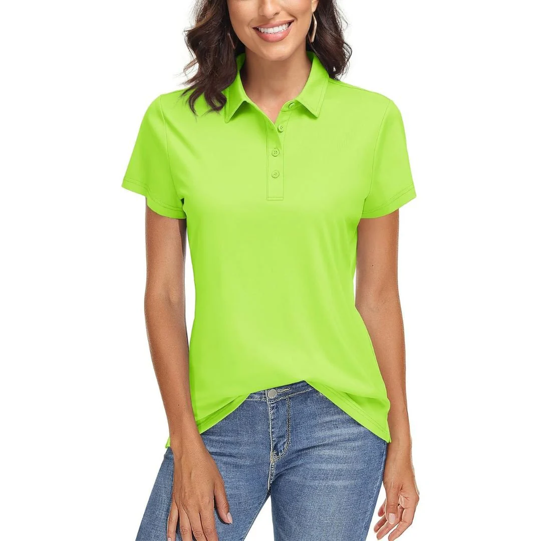 Women's UPF 50+ Sun Protection Golf Quick-Dry Polo Shirts