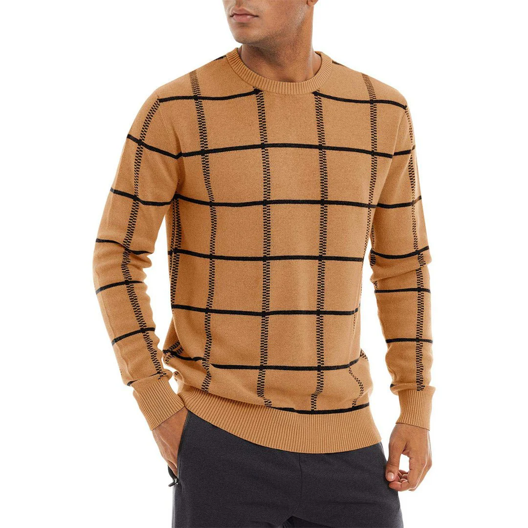 Men's Casual Sweater Cotton Slim Fit