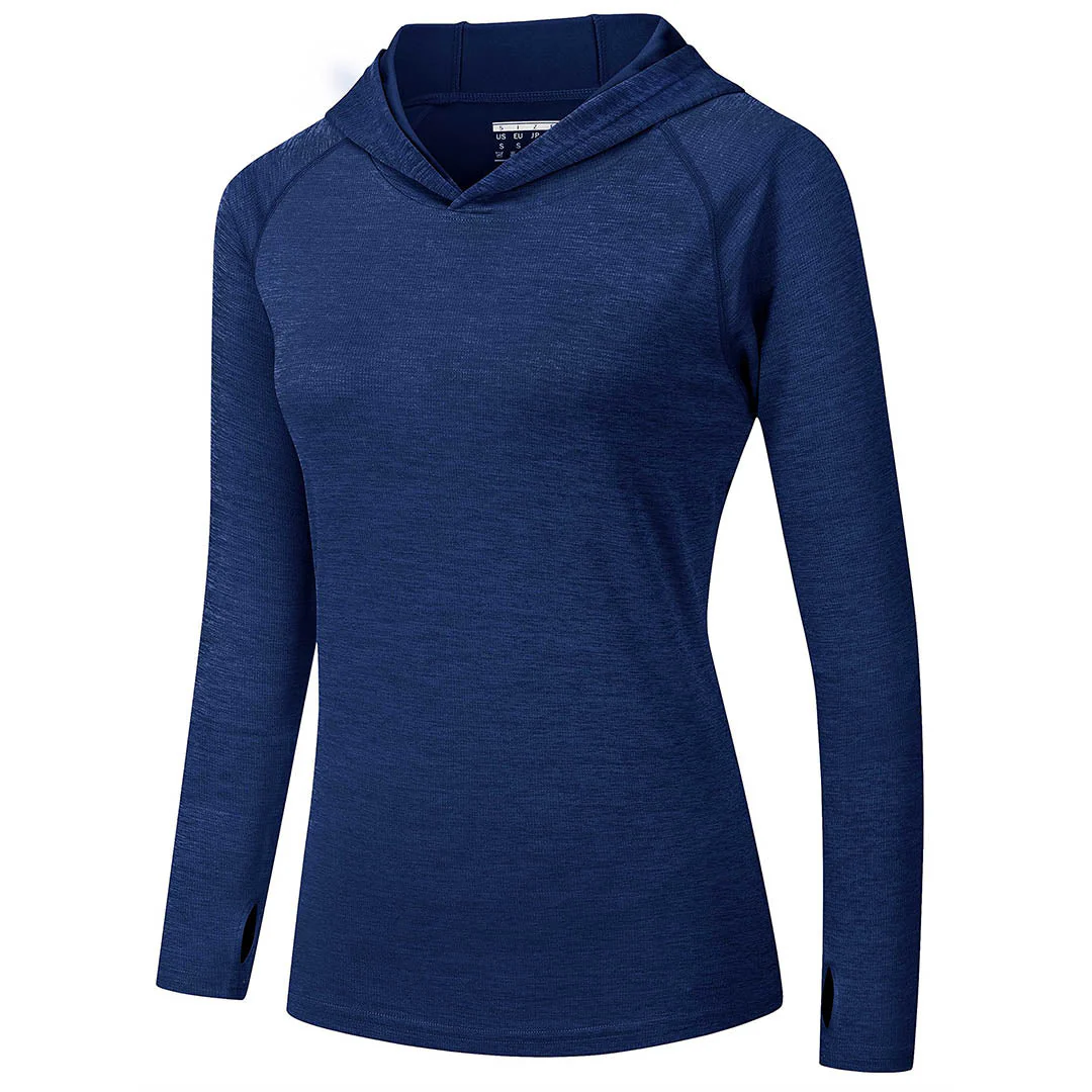 Women's Quick Dry UPF 50+ Hoodie Long Sleeve Shirts
