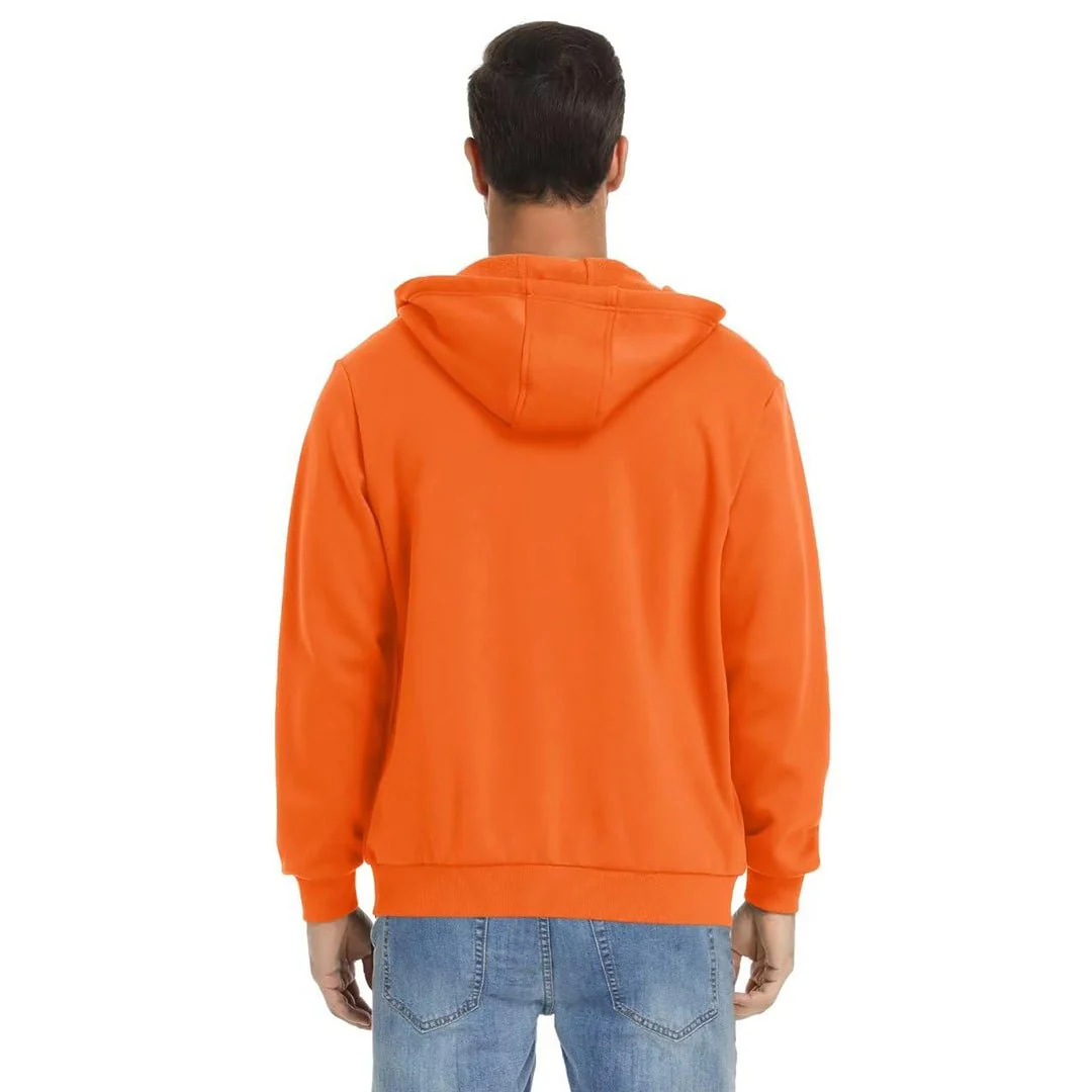 Men's Full Zip-Up Casual Active Hoodie