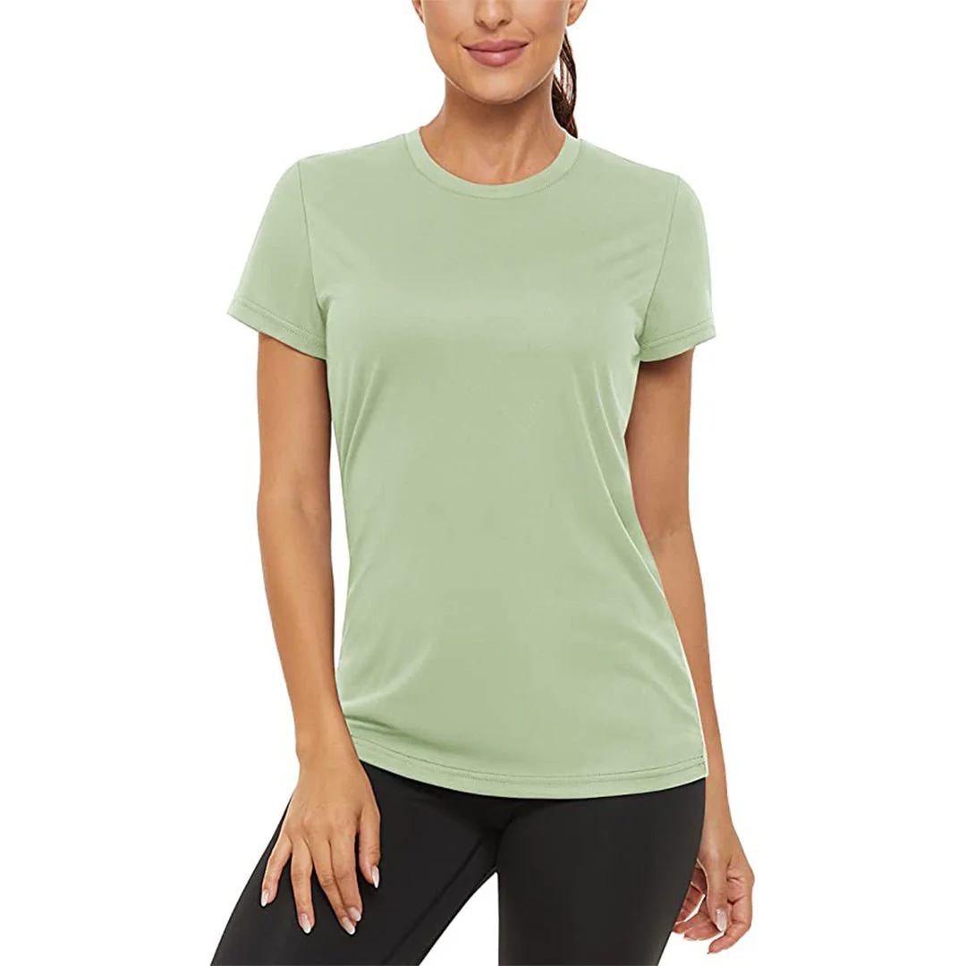 Women's Sun Protection Quick Dry Outdoor Yoga Running T-shirts