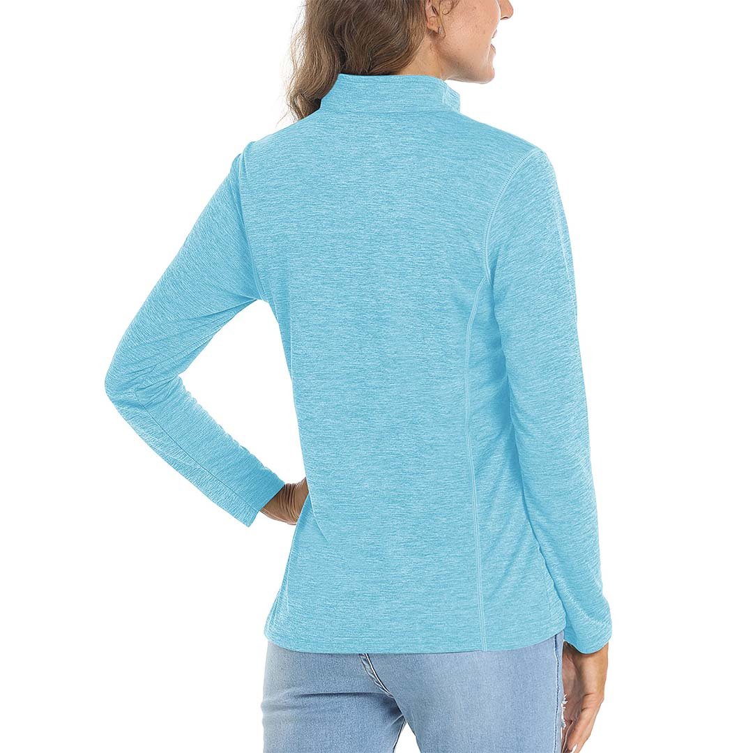 Women's UPF 50+ 1/4 Zip Quick Dry Hiking Shirts