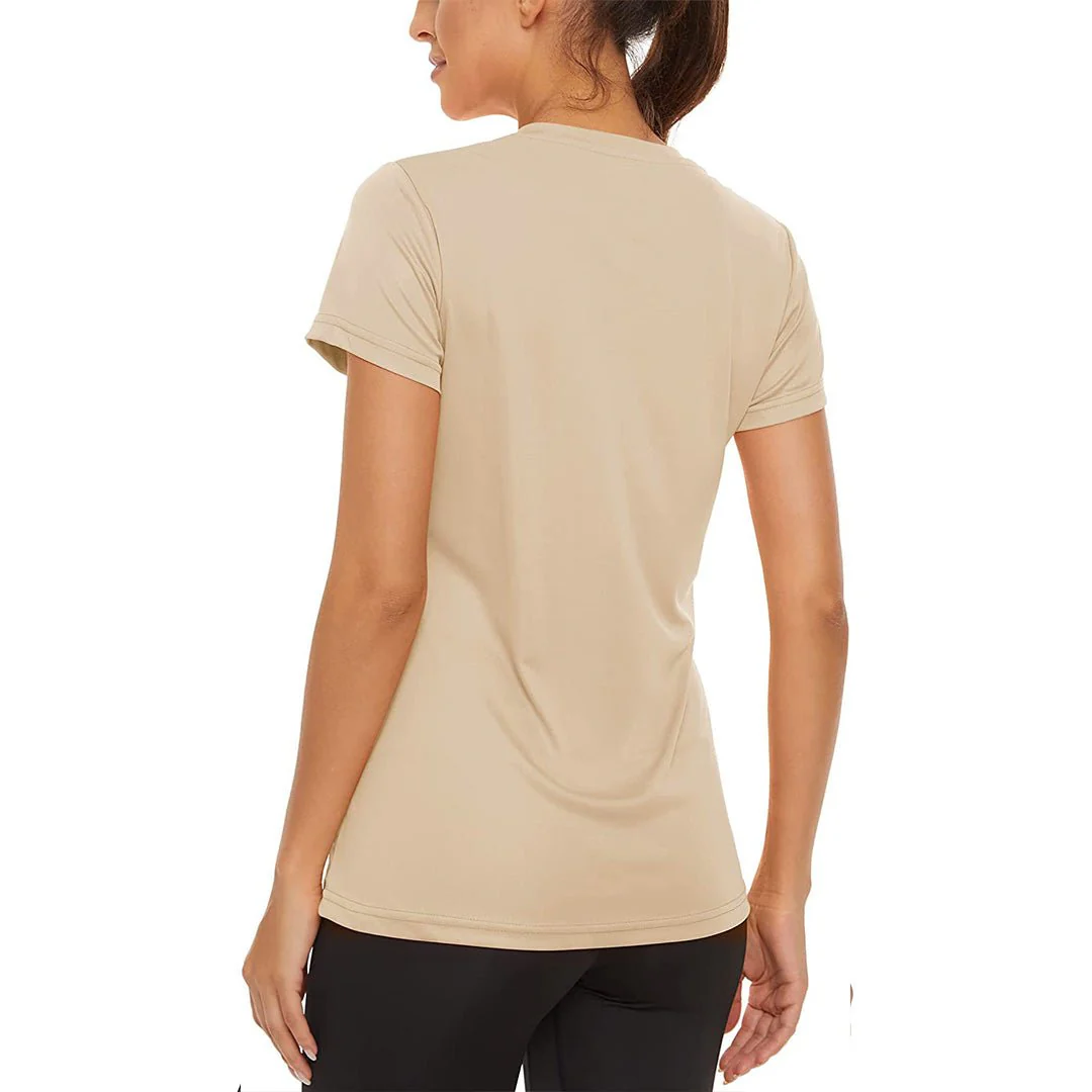 Women's Sun Protection Quick Dry Outdoor Yoga Running T-shirts