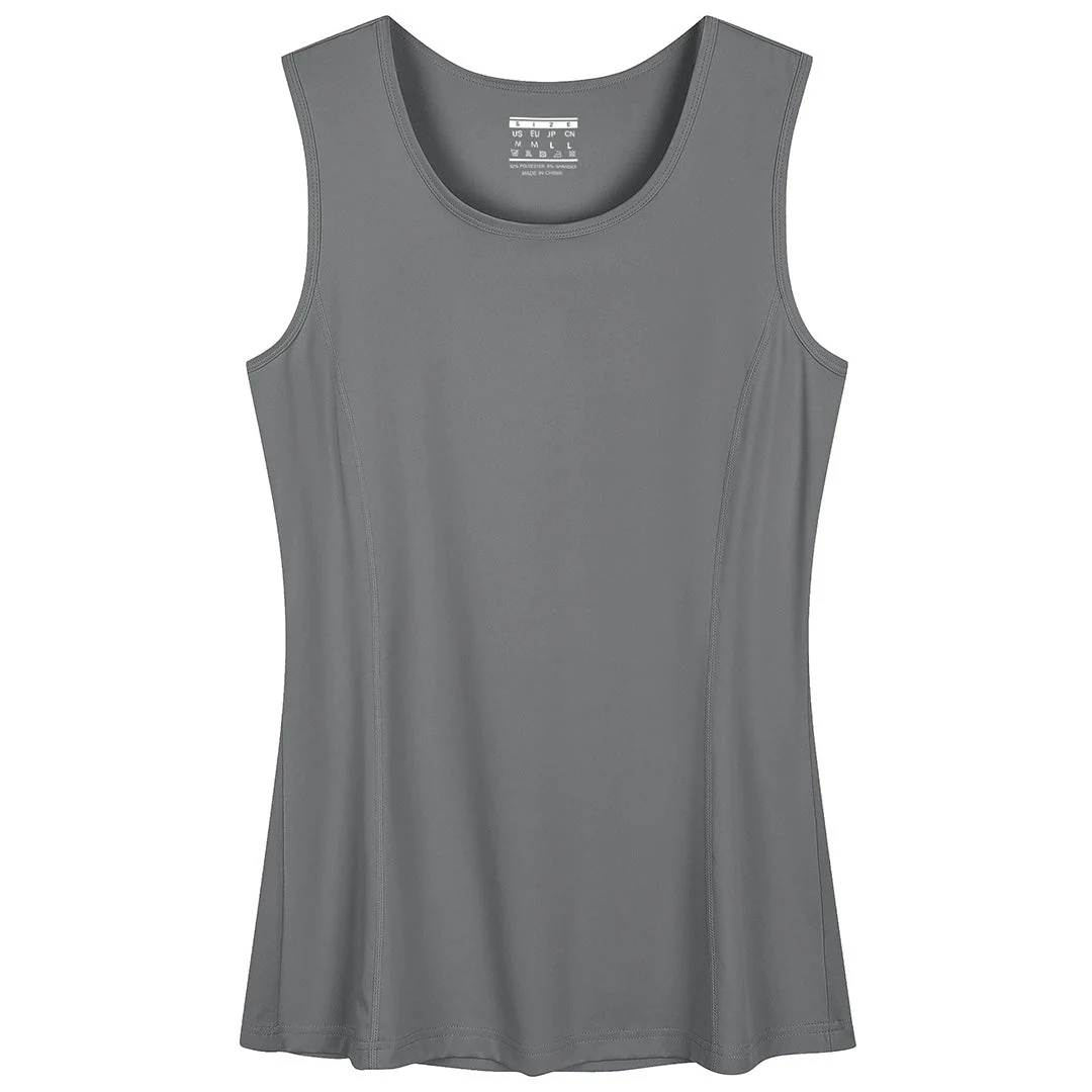 Women's Quick Dry Sun Protection UPF 80+ Running Yoga Tank Tops