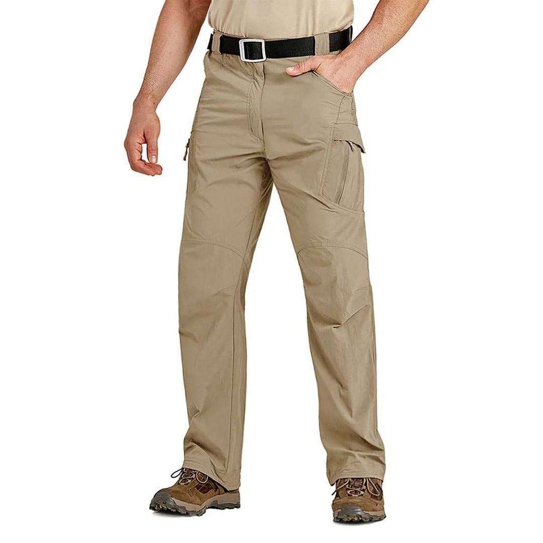 Men's Water Repellent Cargo Military Pants with 8 Pockets