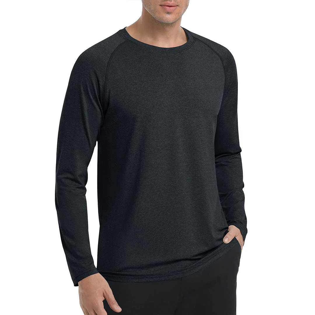 Men's UPF 50+ Fishing Swim Long Sleeve Shirts