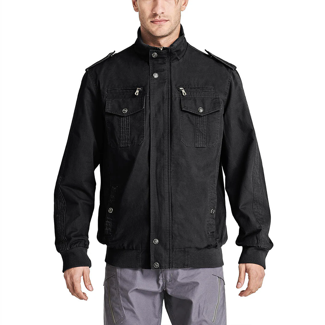 Men's Military Lightweight Cargo Army Fall Tactical Jacket Windbreaker