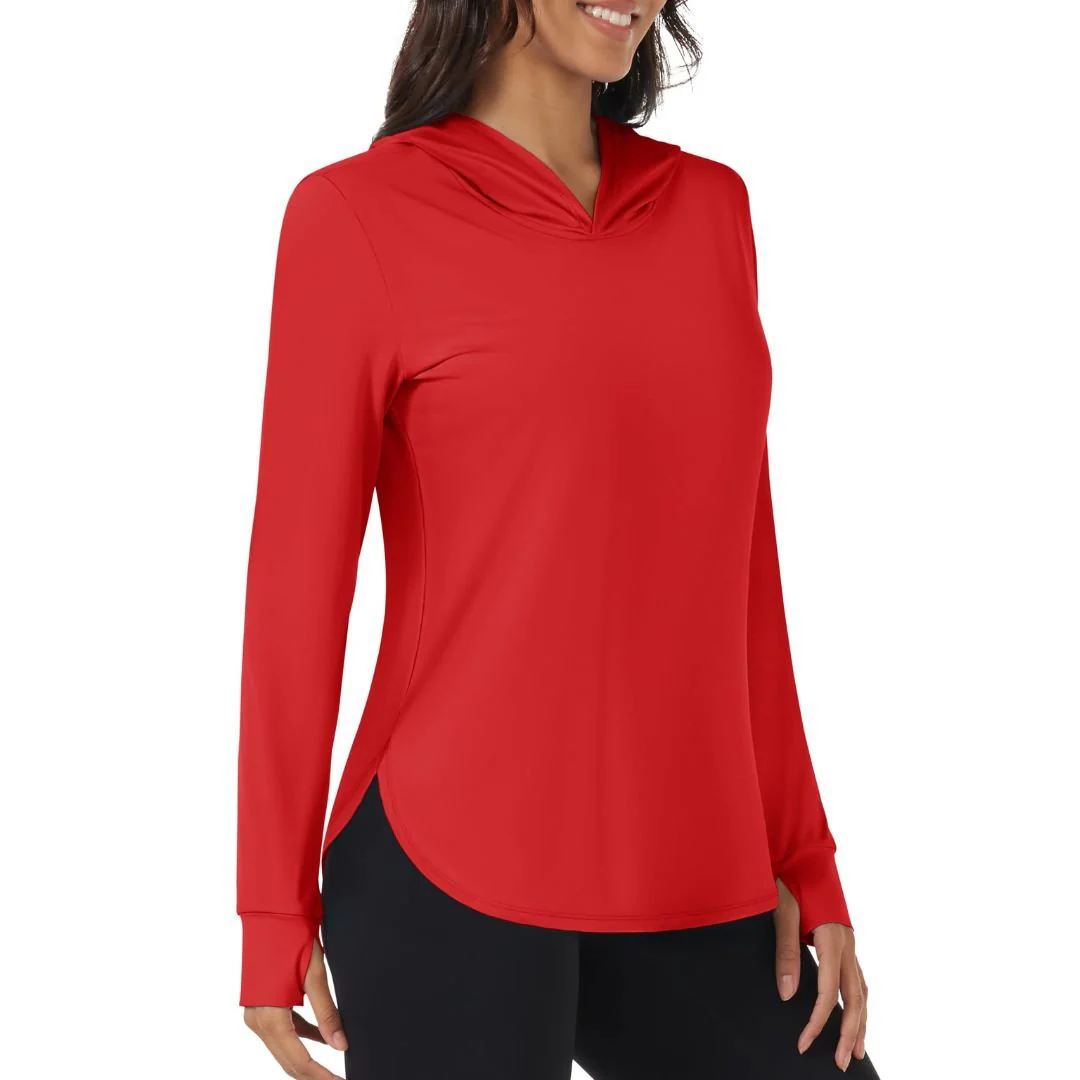 Women's UPF 80+ Sun Protection Nuit Nuit Hoodie Hiking UV Shirt