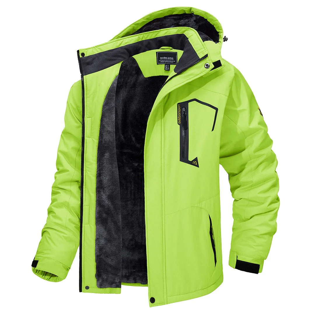 Men's Skiing Jacket Waterproof Hiking Fishing Raincoat