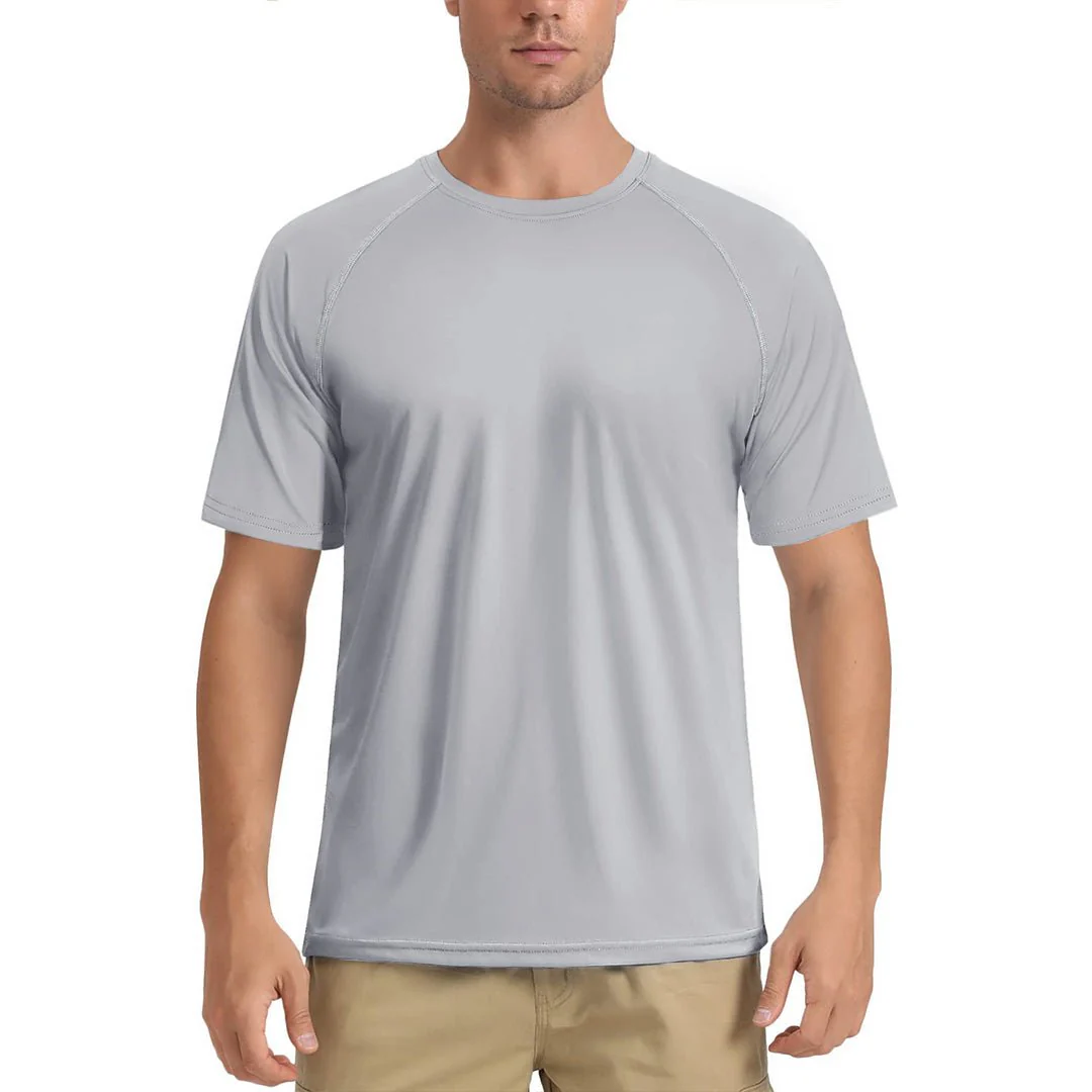Men's UPF 80+ Breathable Quick-Dry Outdoor Swim T-Shirt
