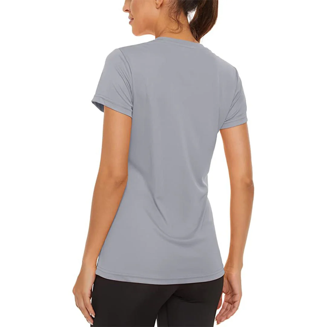 Women's Sun Protection Quick Dry Outdoor Yoga Running T-shirts