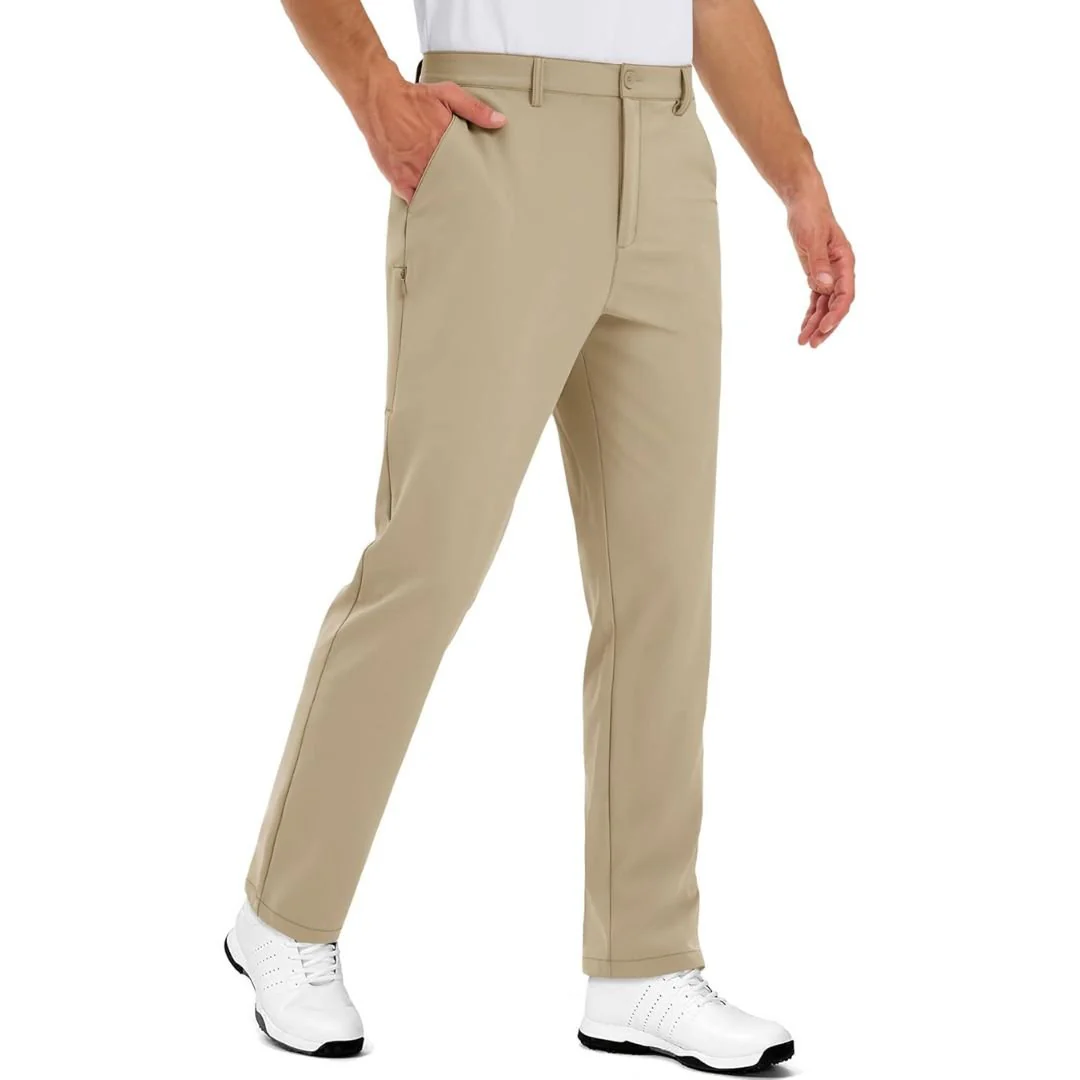 Men's Stretch Golf Pants Lightweight Classic Fit