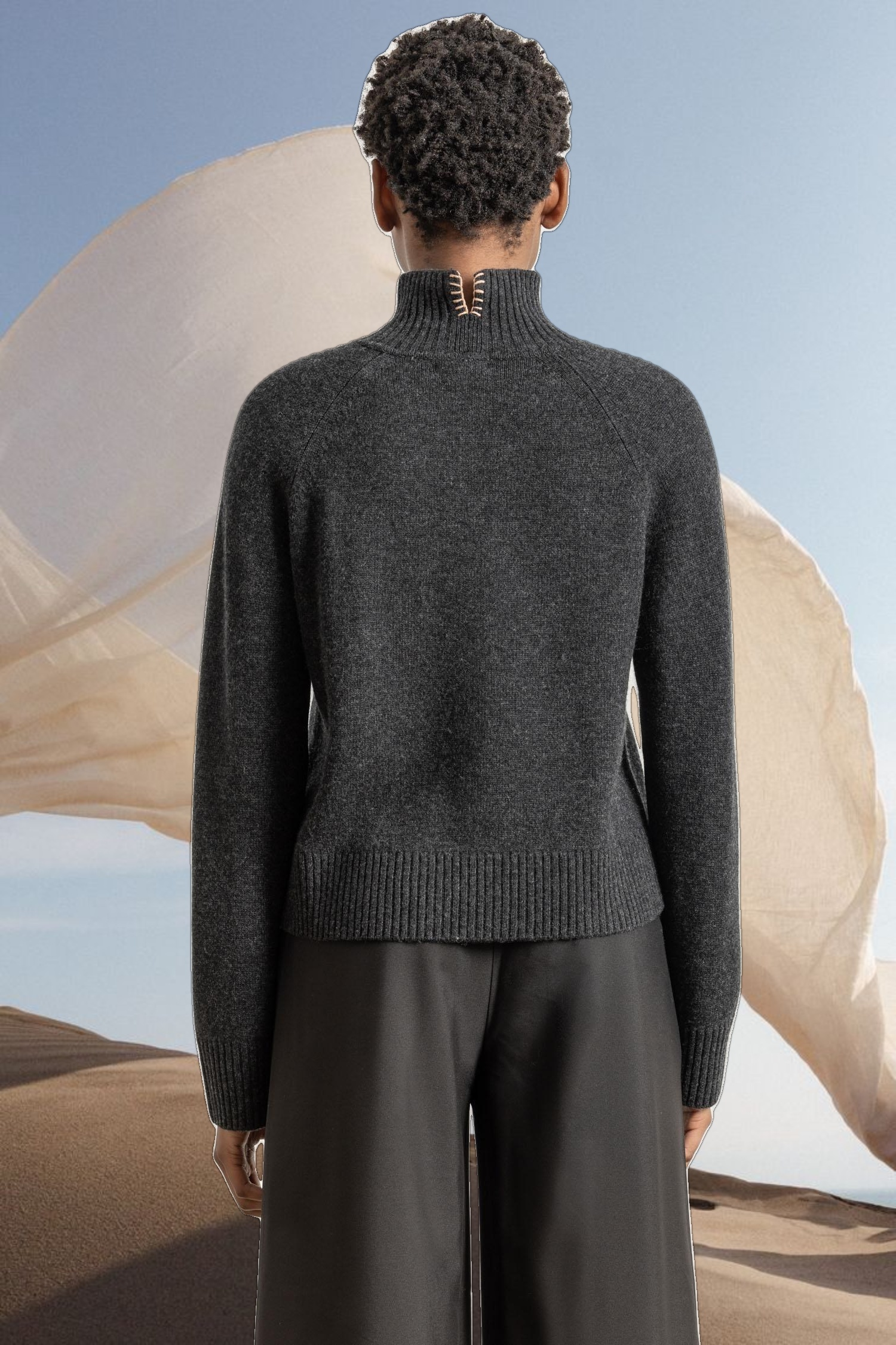 Full Sleeve Turtleneck Sweater