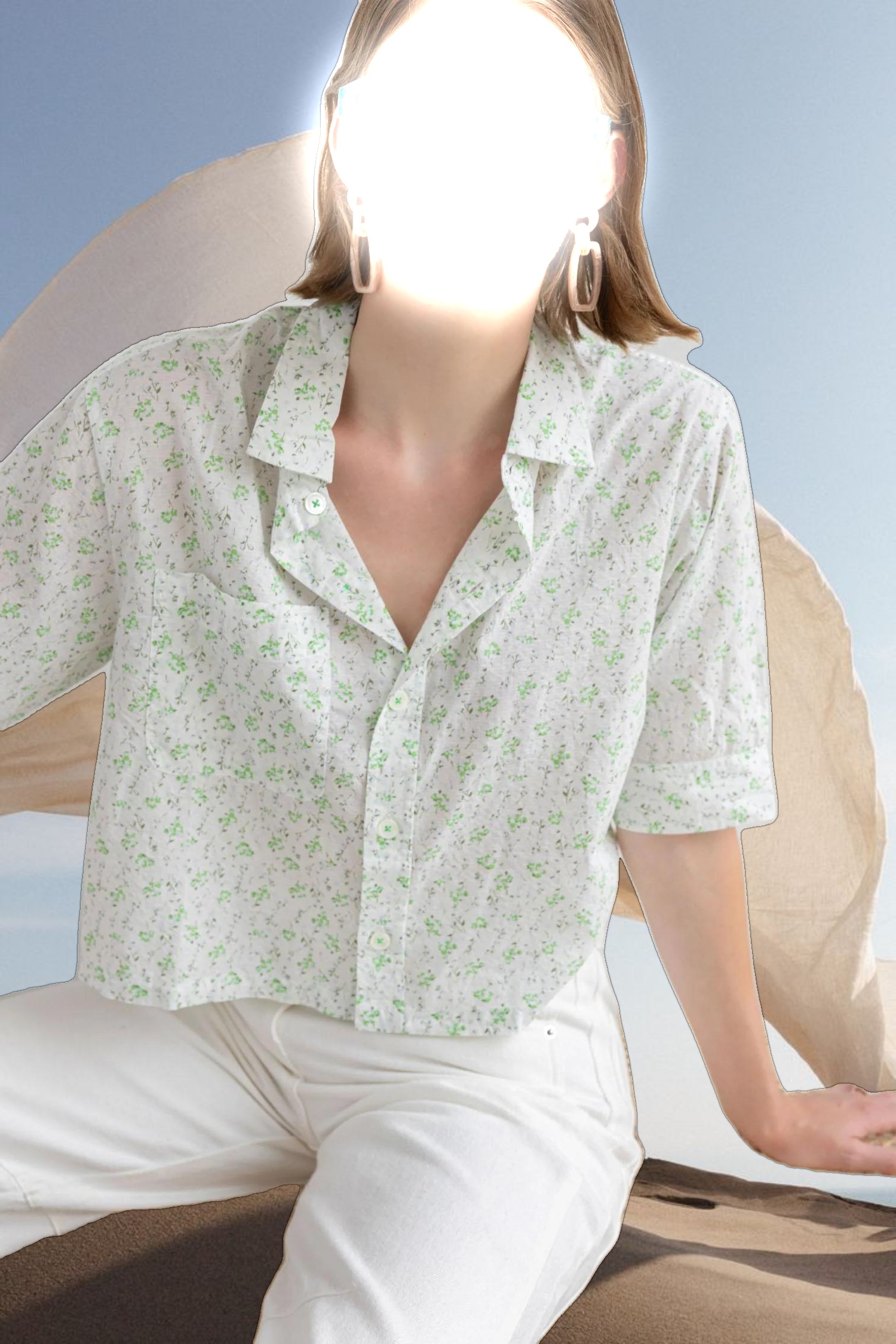 Easy Sleeve Button Down