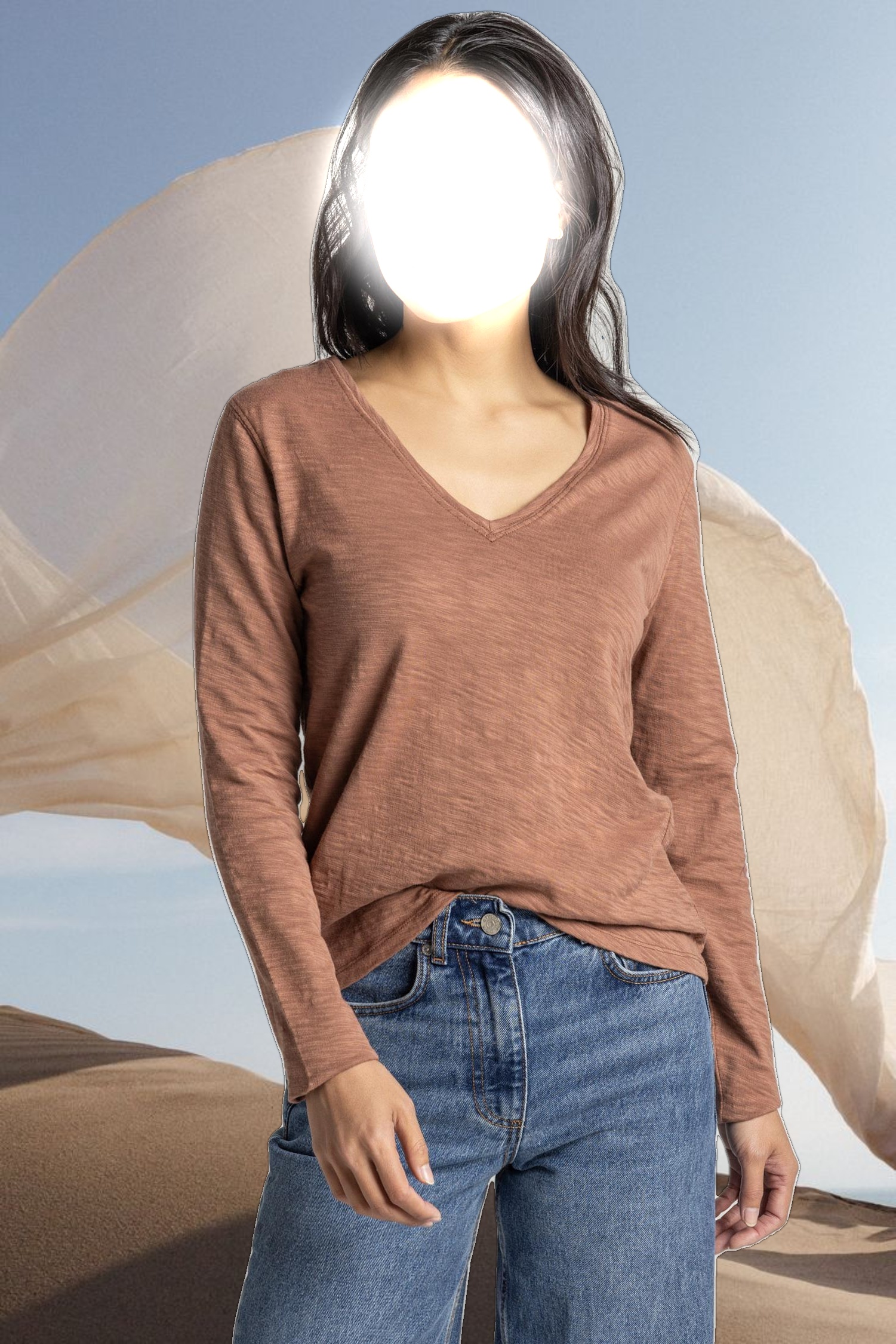 Long Sleeve V-Neck