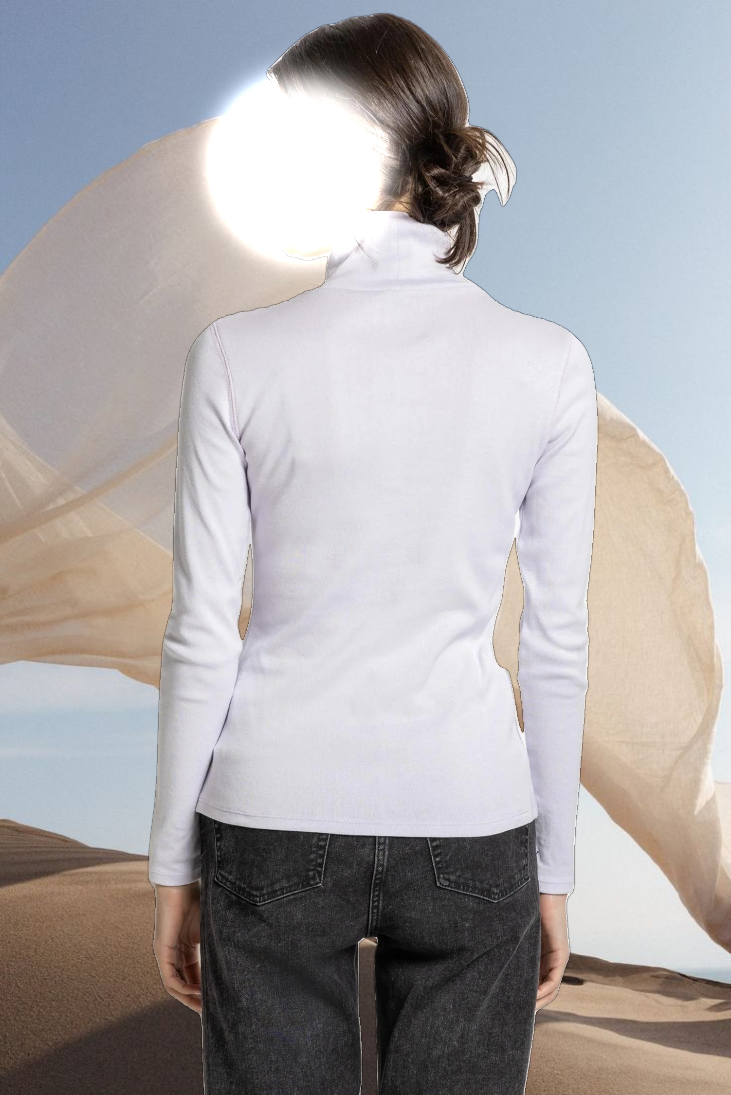 Long Sleeve Turtleneck Tee