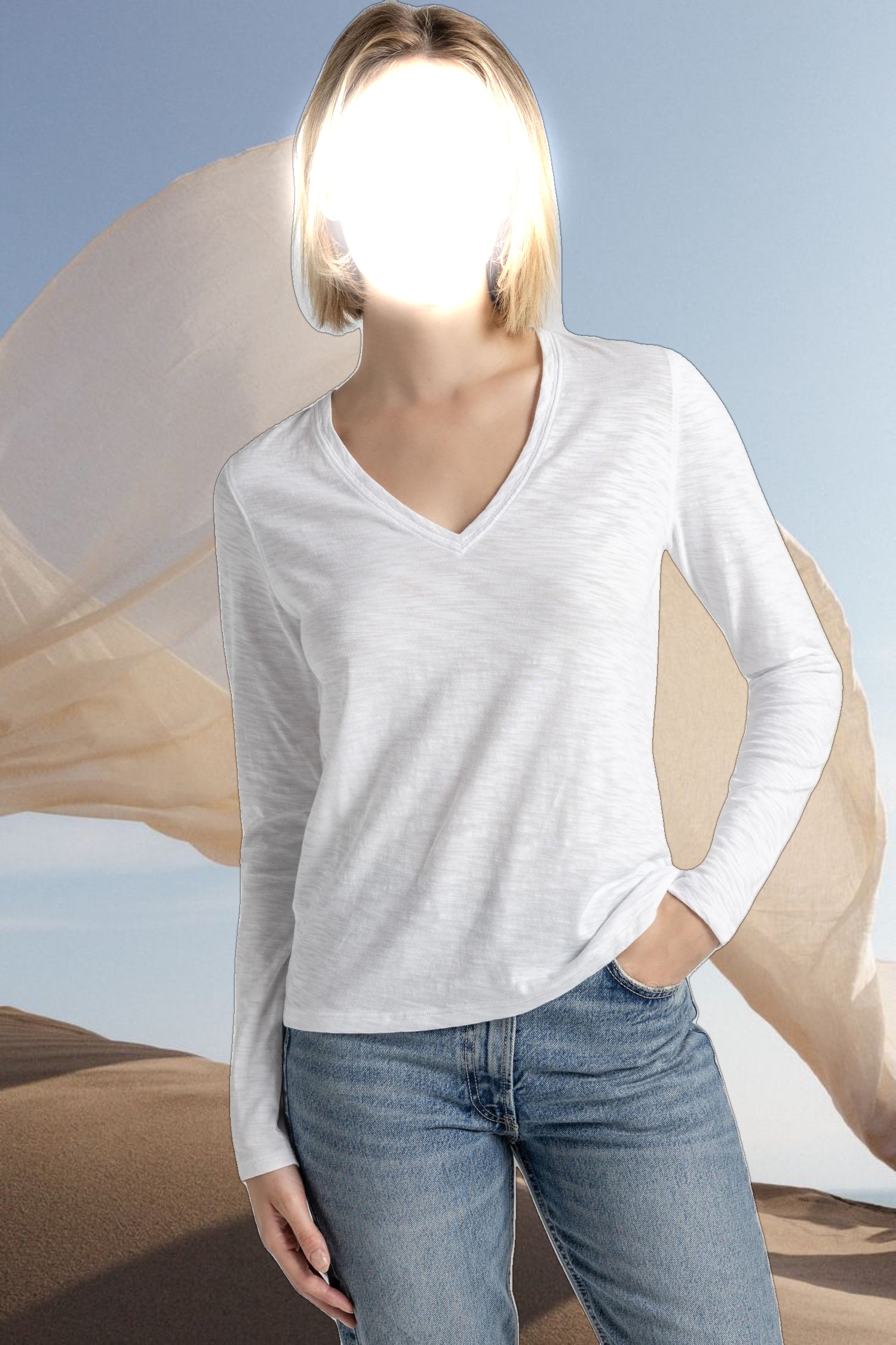 Long Sleeve V-Neck