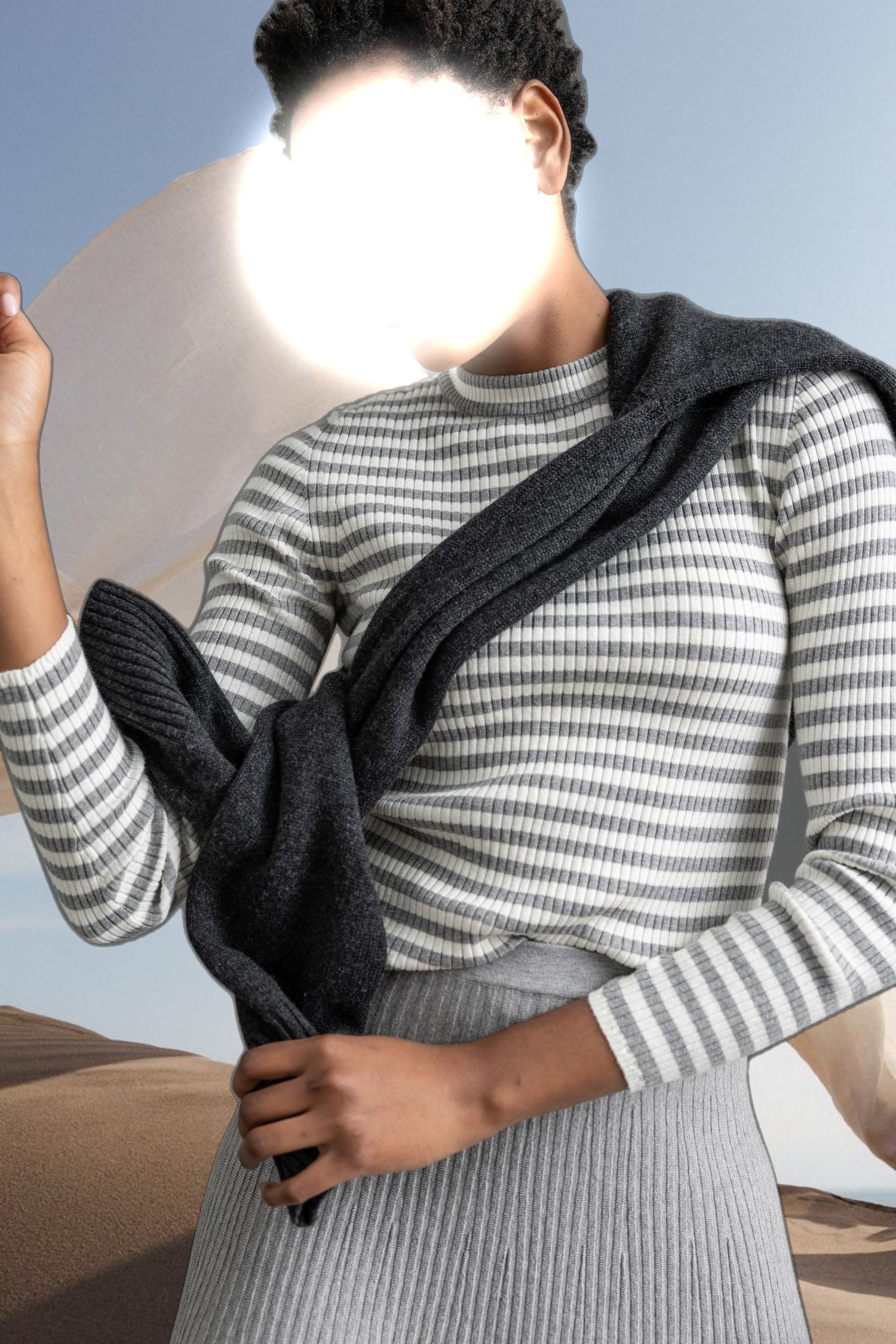 Striped Crewneck Sweater